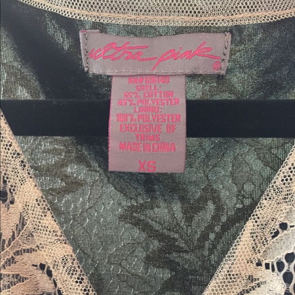 Ultra Pink Champagne Lace Dress - Picture 3 of 4